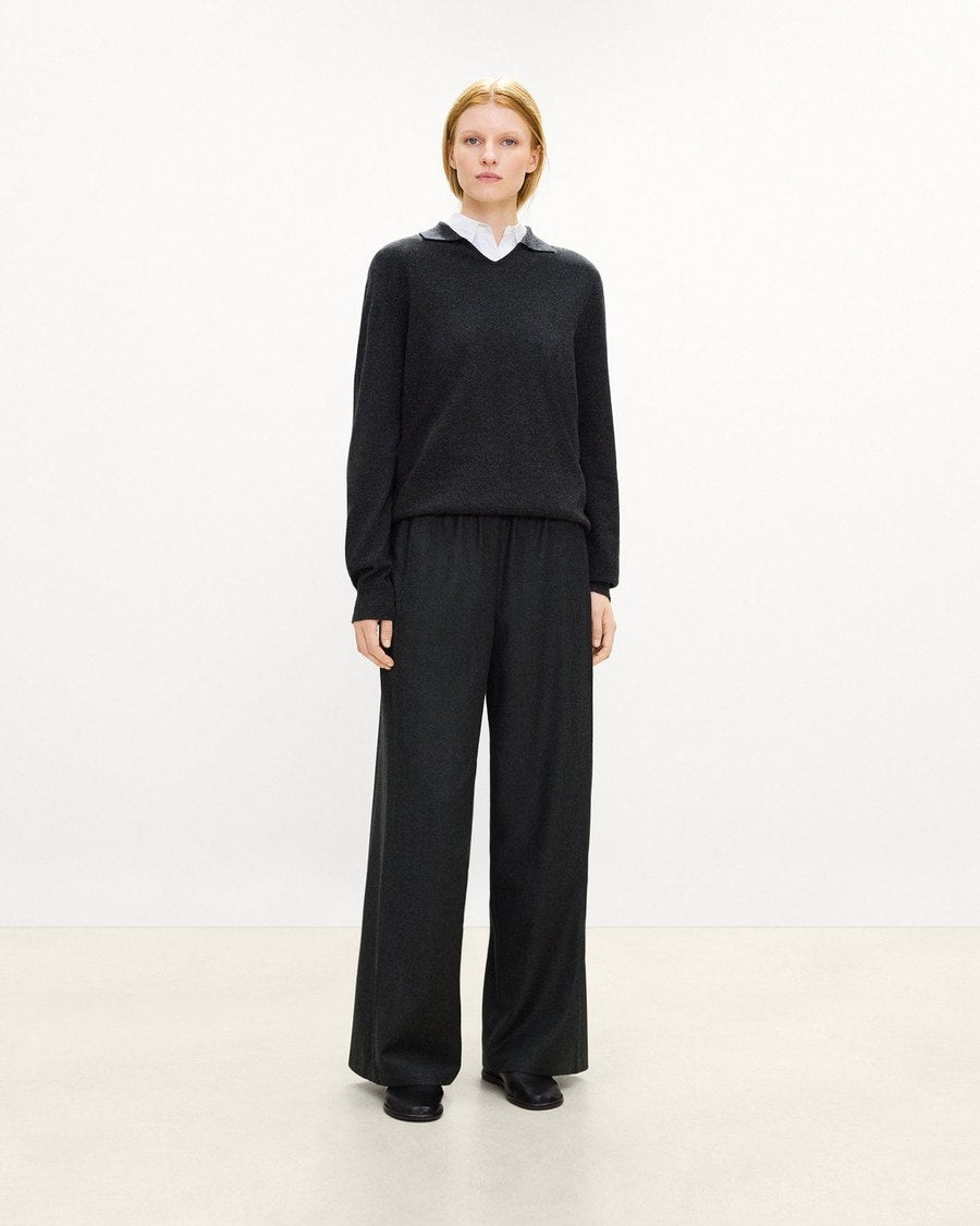 Relaxed Pull-On Pant in Sleek Flannel