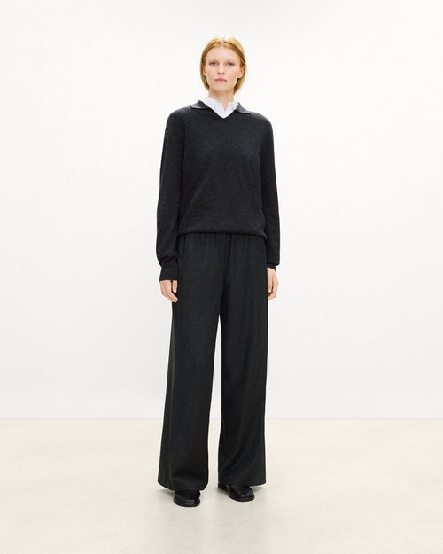 Relaxed Pull-On Pant in Sleek Flannel