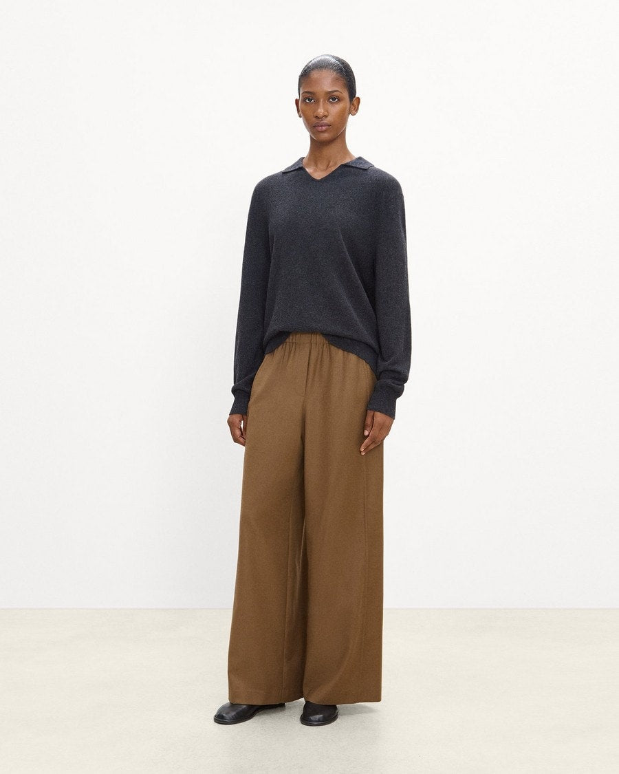 Relaxed Pull-On Pant in Sleek Flannel