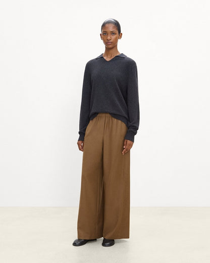 Relaxed Pull-On Pant in Sleek Flannel