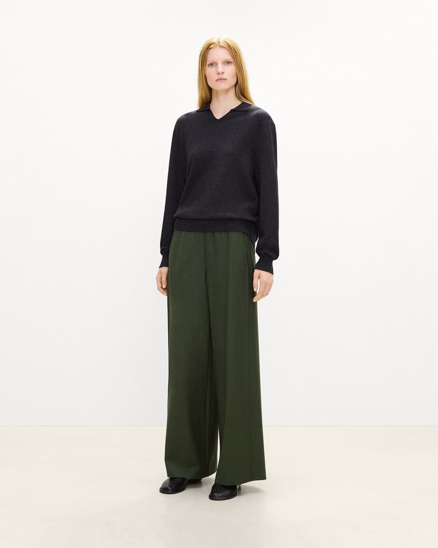 Relaxed Pull-On Pant in Sleek Flannel