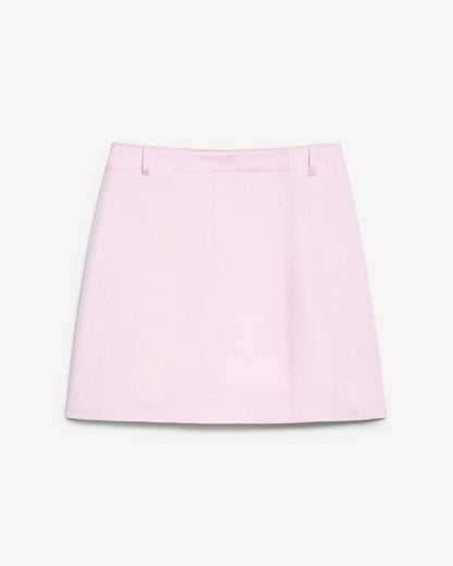 A-Line Mini Skirt in Sleek Flannel