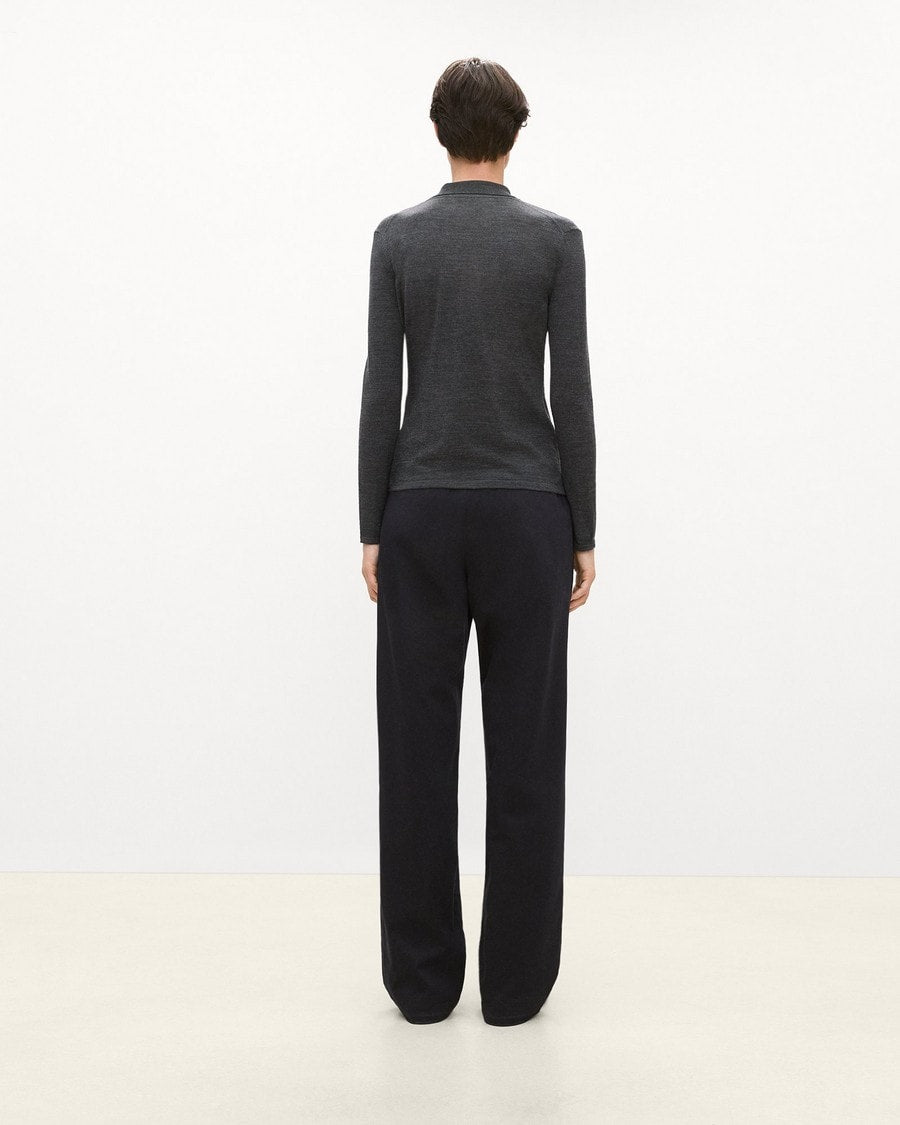 Turtleneck Cardigan in Regal Wool