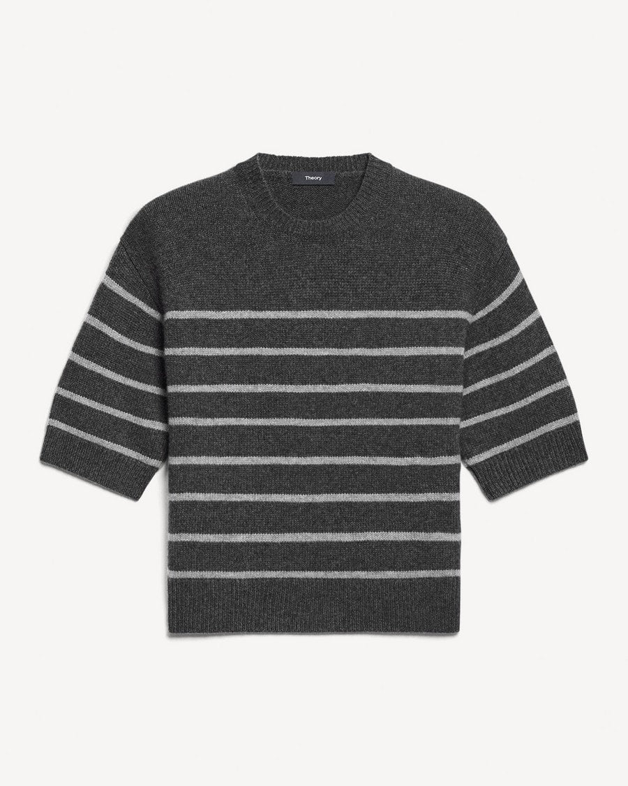 Striped Tee in Cashmere