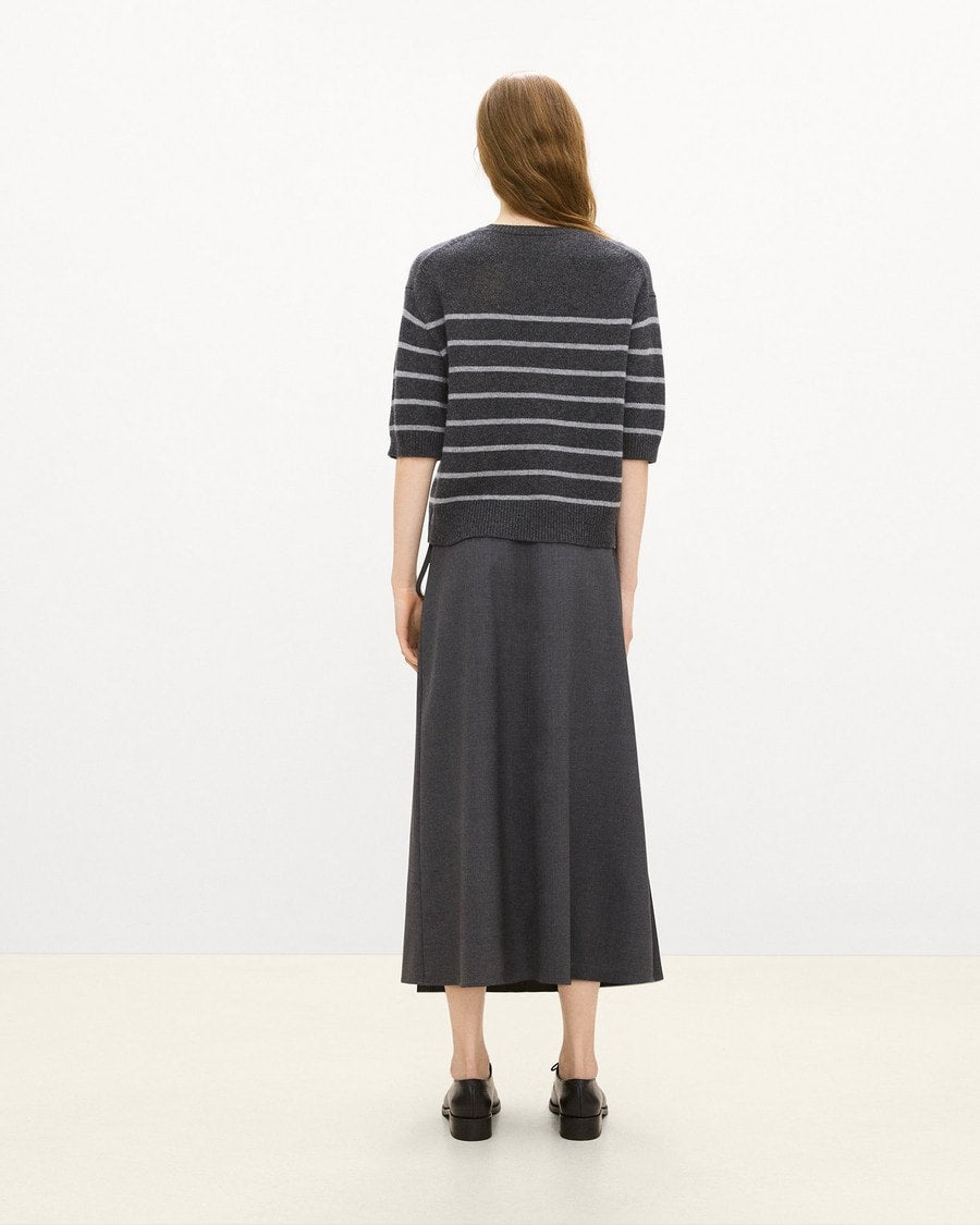Striped Tee in Cashmere