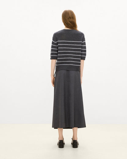 Striped Tee in Cashmere