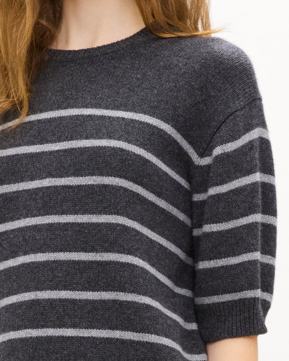 Striped Tee in Cashmere