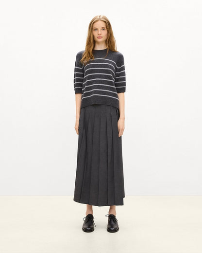 Striped Tee in Cashmere