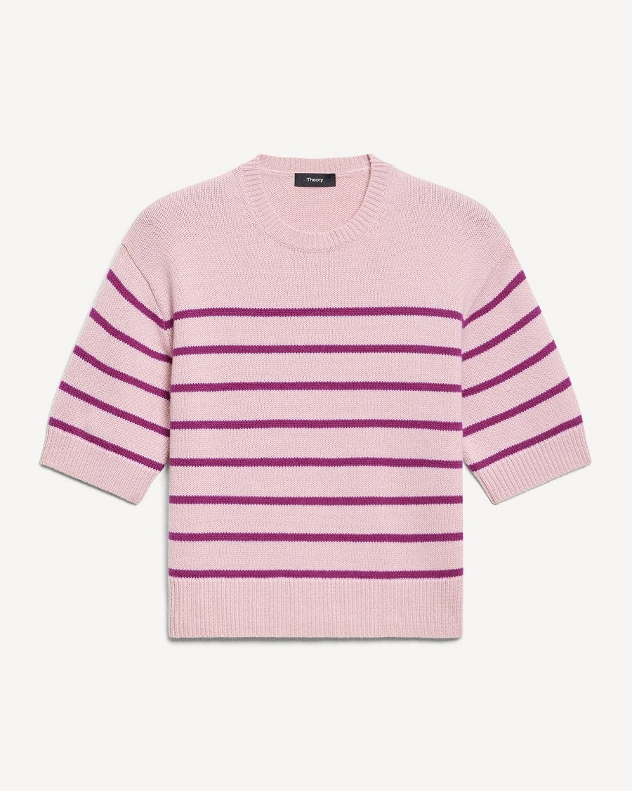 Striped Tee in Cashmere