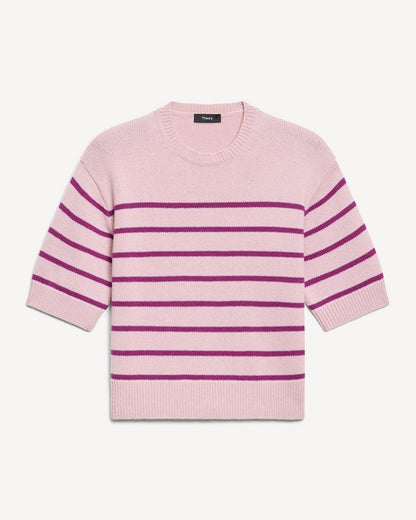 Striped Tee in Cashmere