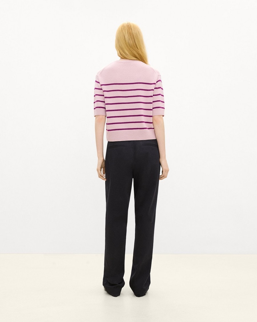Striped Tee in Cashmere