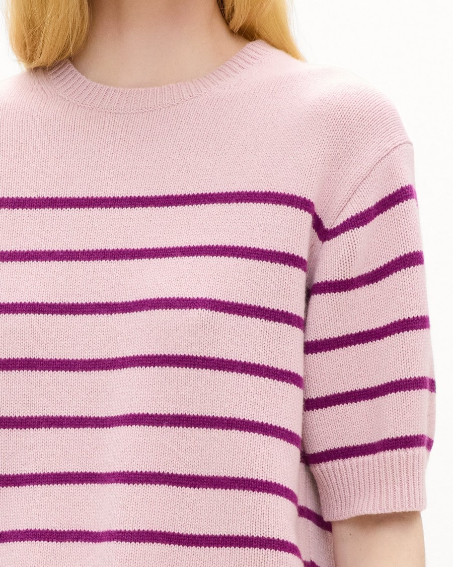 Striped Tee in Cashmere