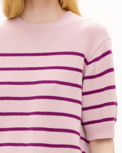 Striped Tee in Cashmere