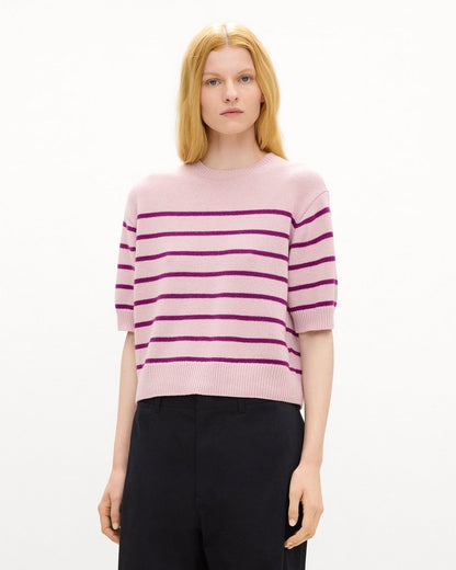 Striped Tee in Cashmere