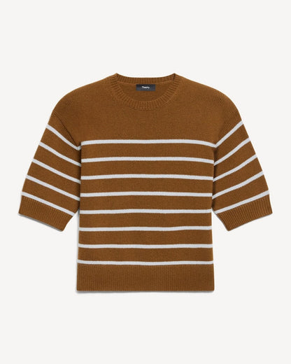 Striped Tee in Cashmere