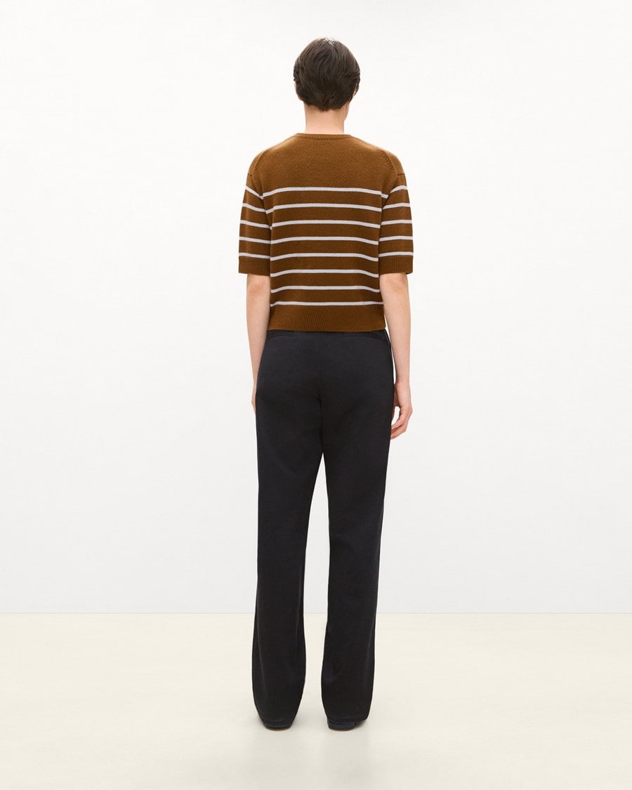 Striped Tee in Cashmere