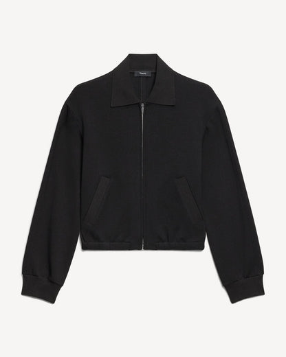 Blouson Jacket in Double-Knit Jersey