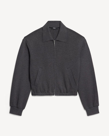 Blouson Jacket in Double-Knit Jersey