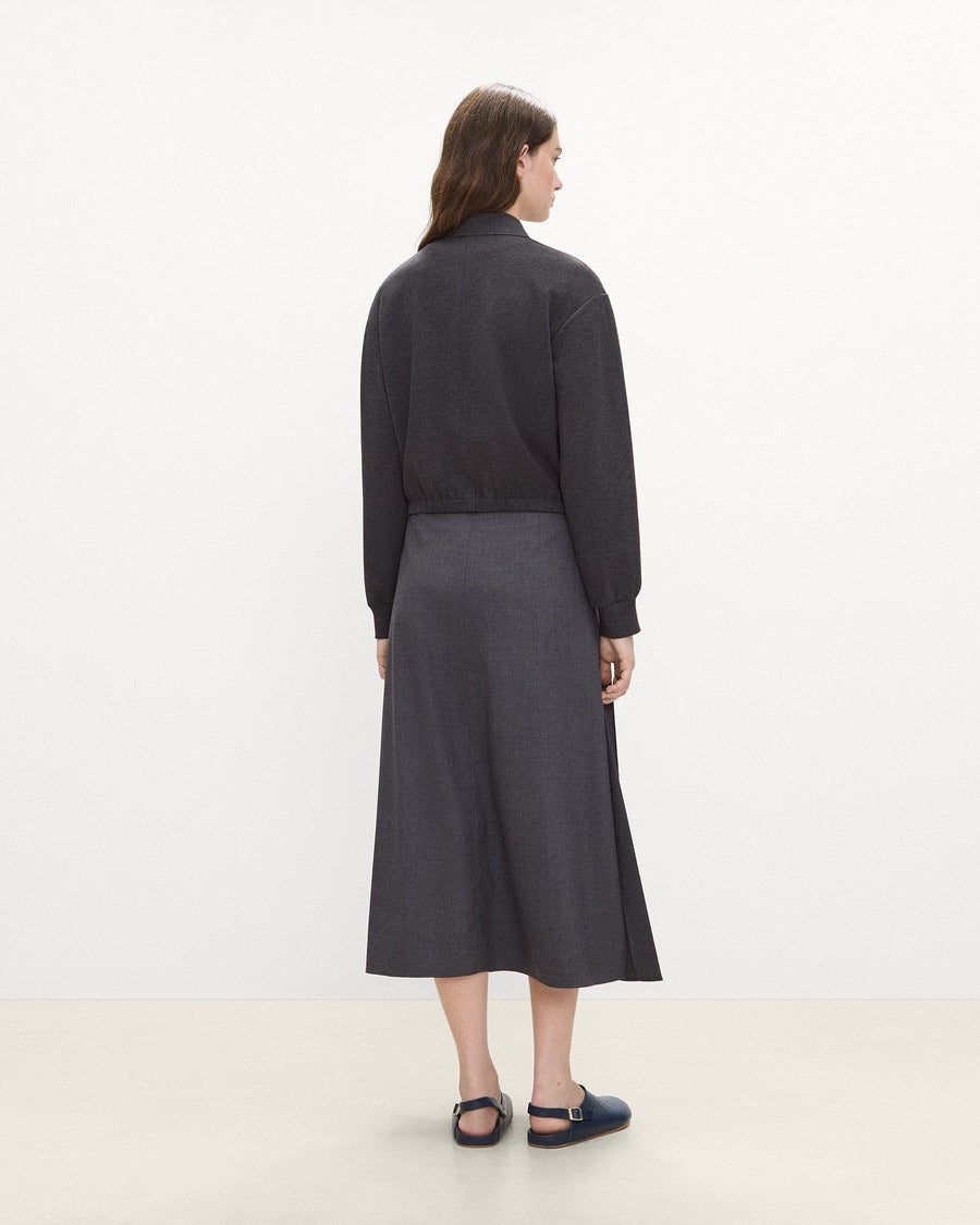 Blouson Jacket in Double-Knit Jersey