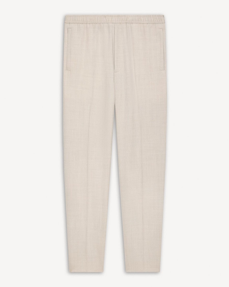 Drawstring Pull-On Pant in Motion Wool Twill