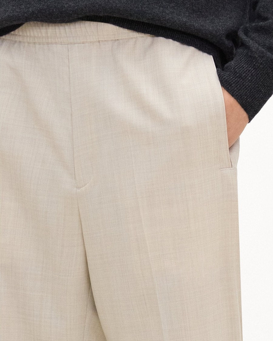 Drawstring Pull-On Pant in Motion Wool Twill