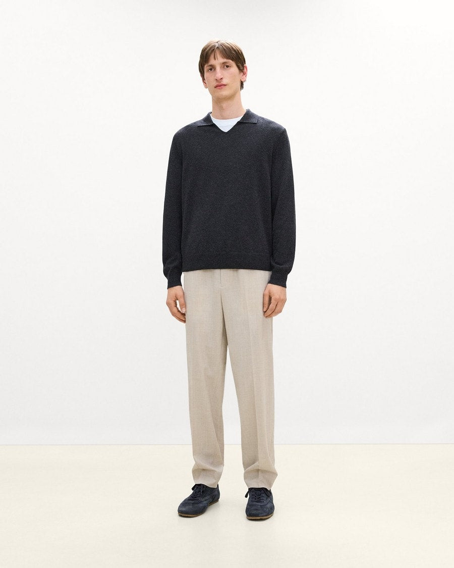 Drawstring Pull-On Pant in Motion Wool Twill