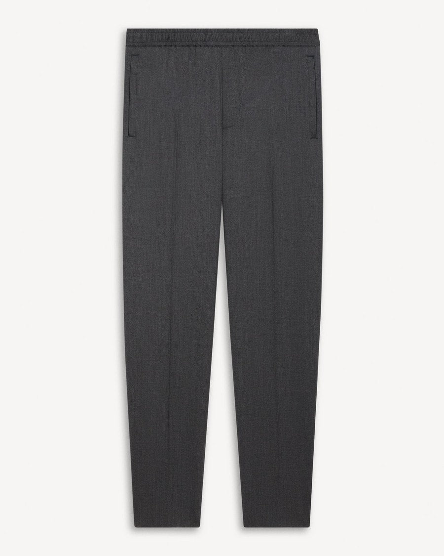 Drawstring Pull-On Pant in Motion Wool Twill