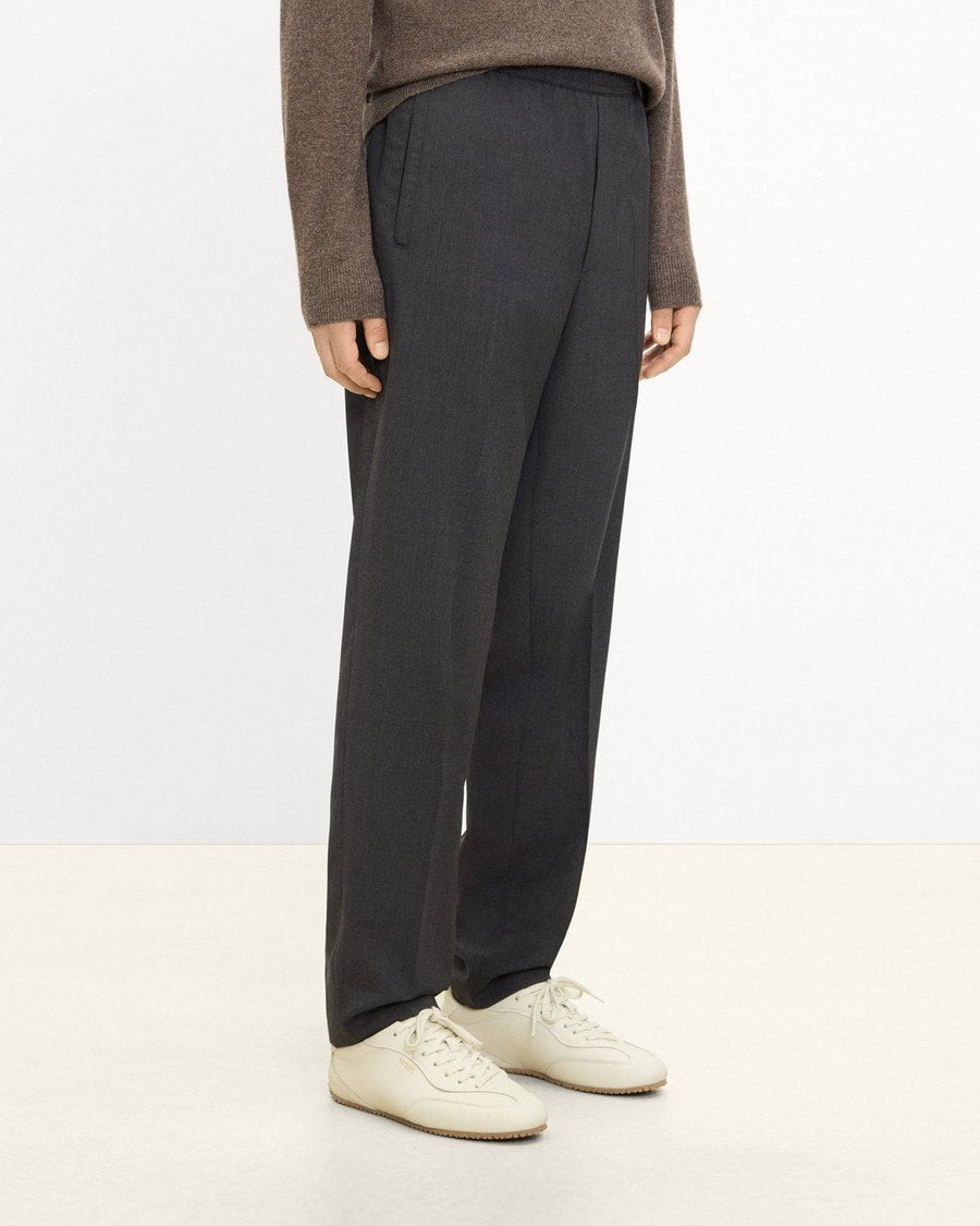 Drawstring Pull-On Pant in Motion Wool Twill