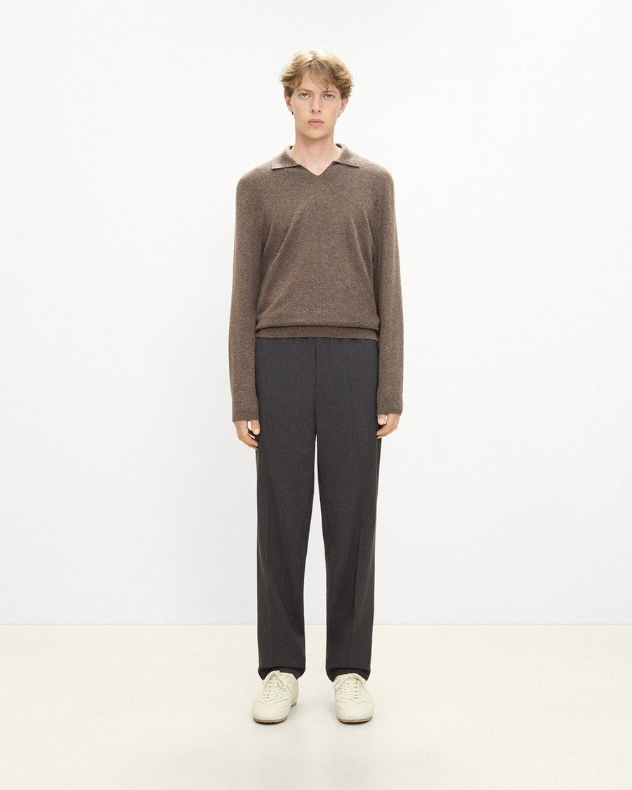 Drawstring Pull-On Pant in Motion Wool Twill