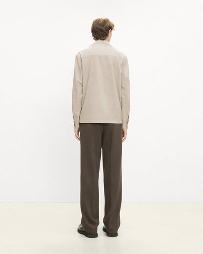 Zip Overshirt in Motion Wool