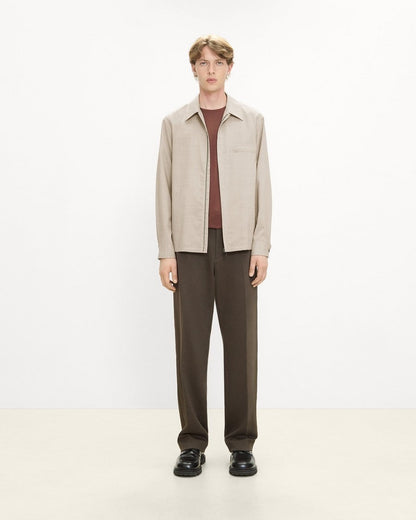 Zip Overshirt in Motion Wool