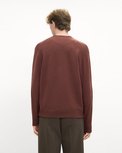 Relaxed Crewneck Sweatshirt in Light Bilen