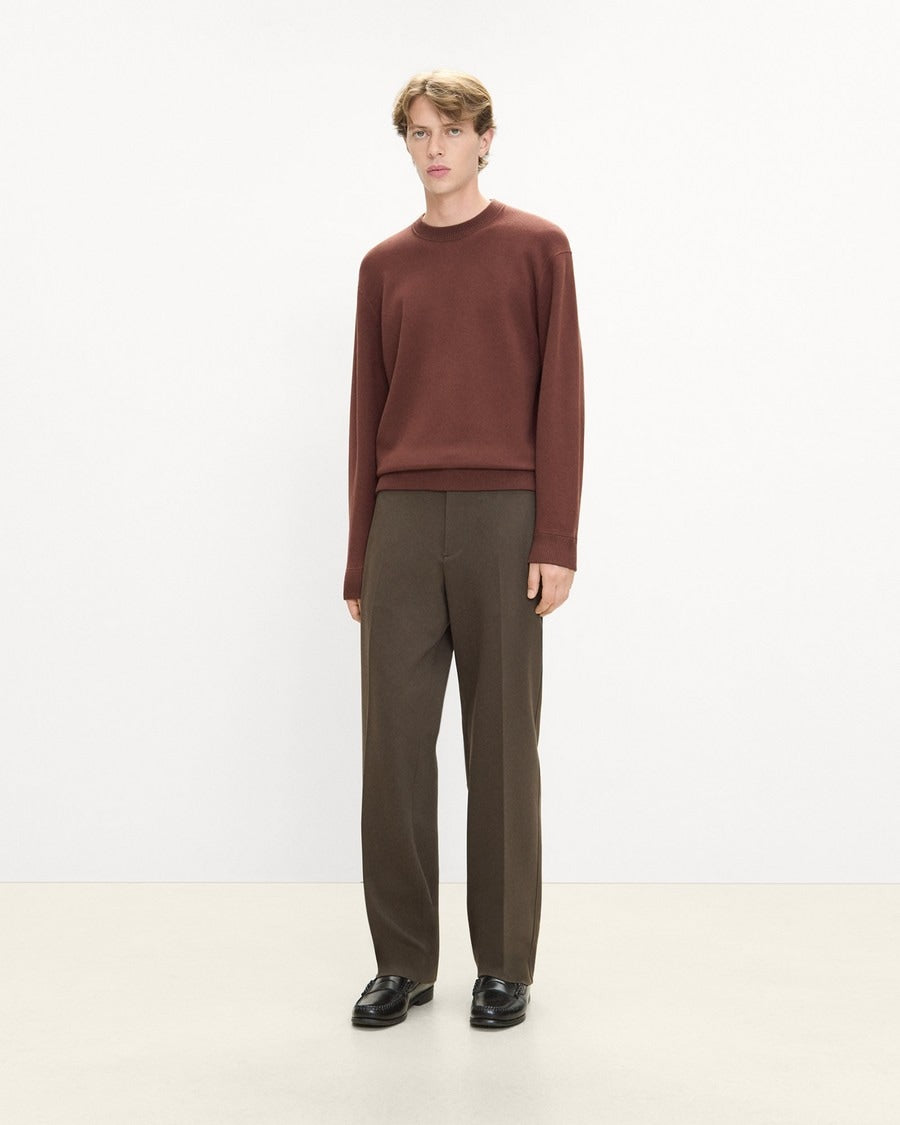 Relaxed Crewneck Sweatshirt in Light Bilen