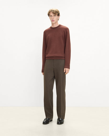 Relaxed Crewneck Sweatshirt in Light Bilen