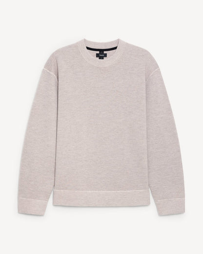 Relaxed Crewneck Sweatshirt in Light Bilen