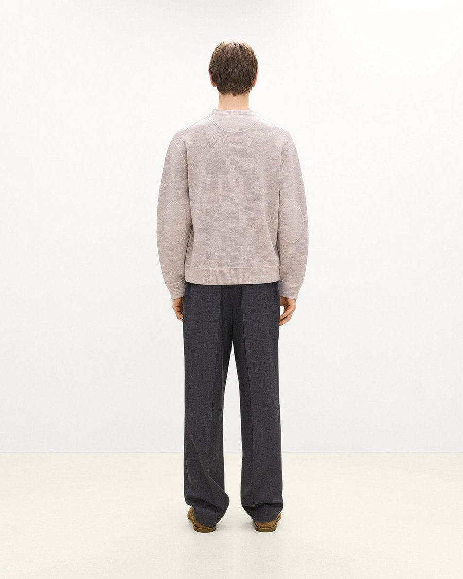 Relaxed Crewneck Sweatshirt in Light Bilen