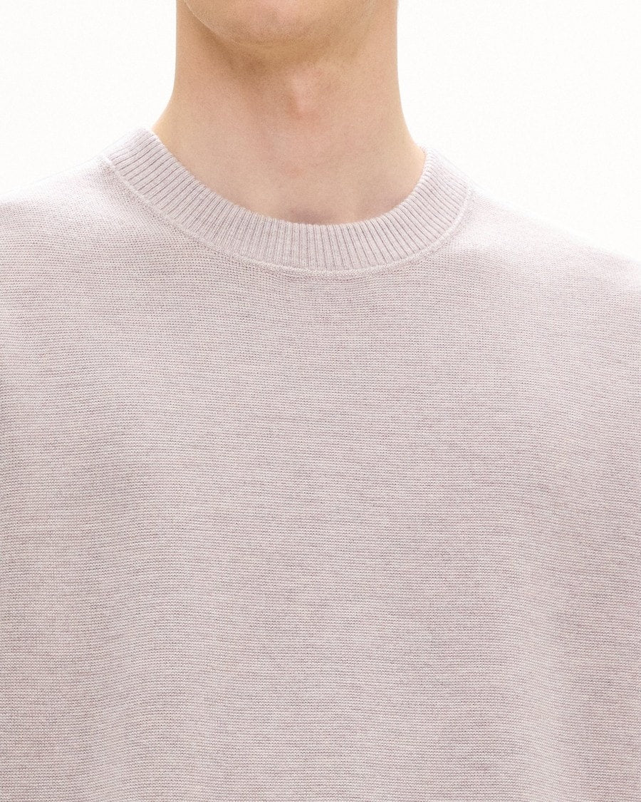 Relaxed Crewneck Sweatshirt in Light Bilen