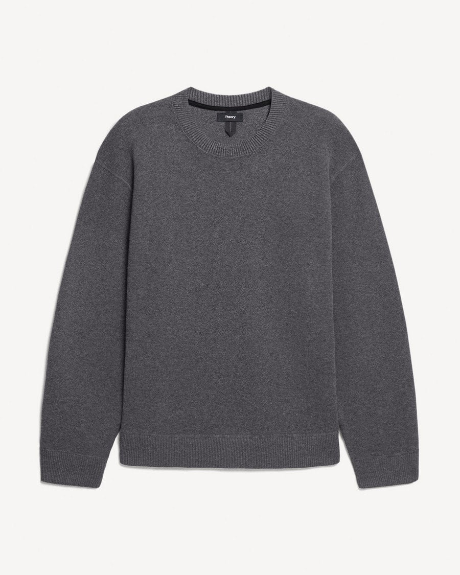 Relaxed Crewneck Sweatshirt in Light Bilen