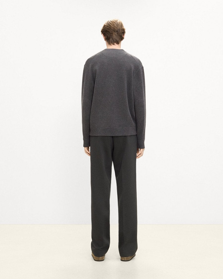 Relaxed Crewneck Sweatshirt in Light Bilen
