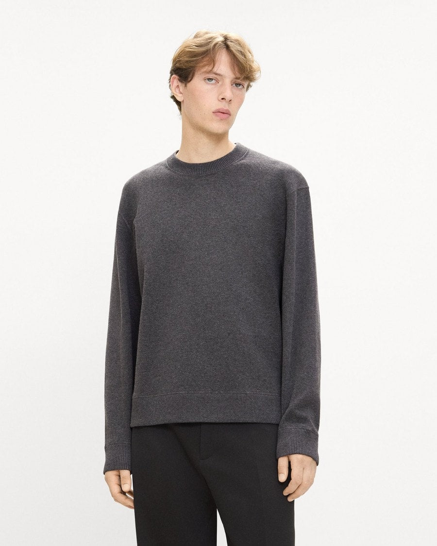 Relaxed Crewneck Sweatshirt in Light Bilen