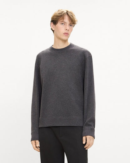 Relaxed Crewneck Sweatshirt in Light Bilen