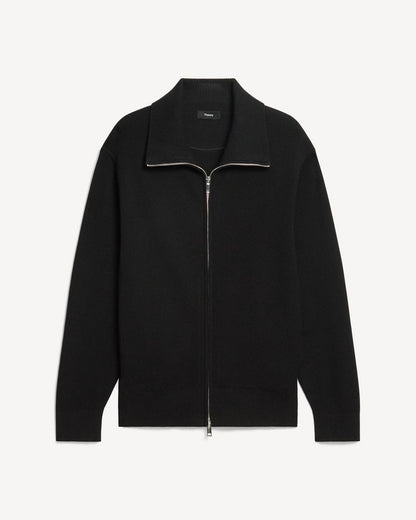 Turtleneck Cardigan in Light Bilen