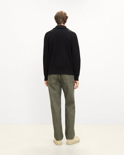 Turtleneck Cardigan in Light Bilen