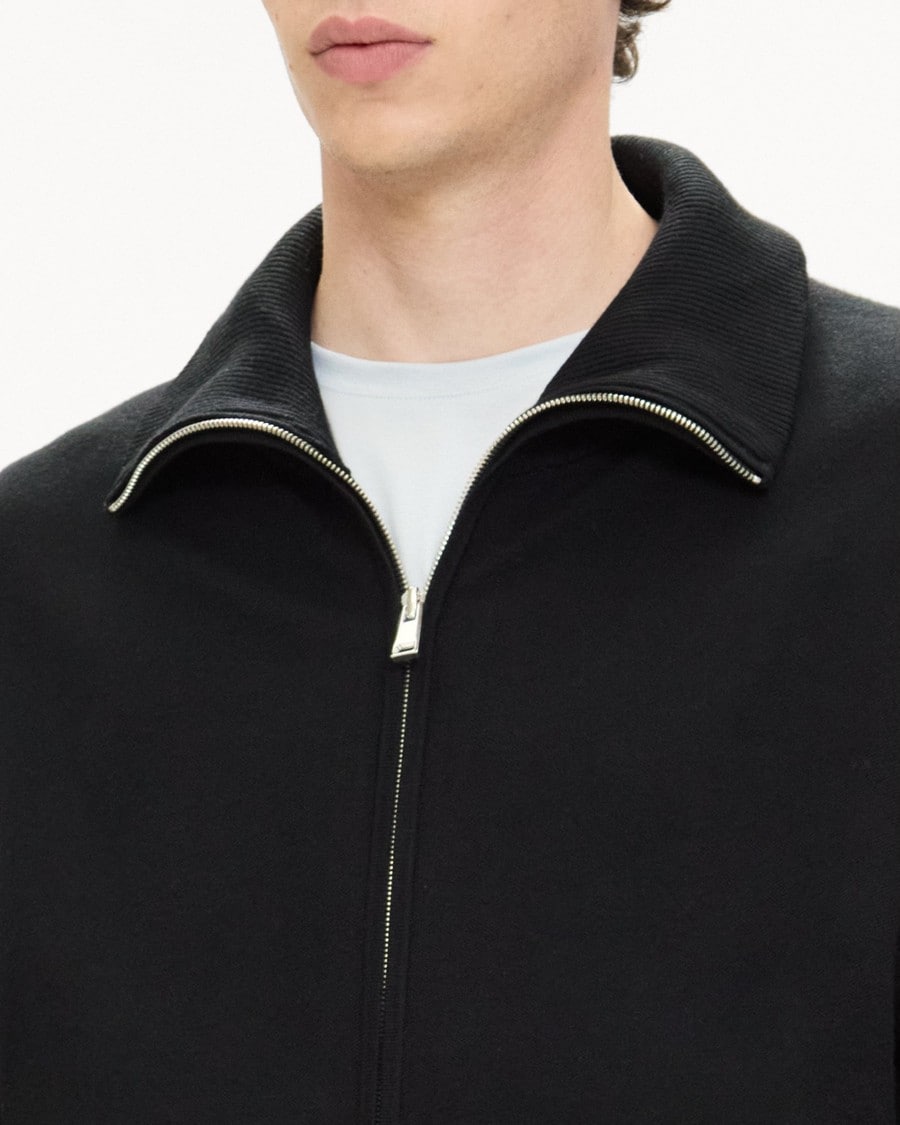 Turtleneck Cardigan in Light Bilen