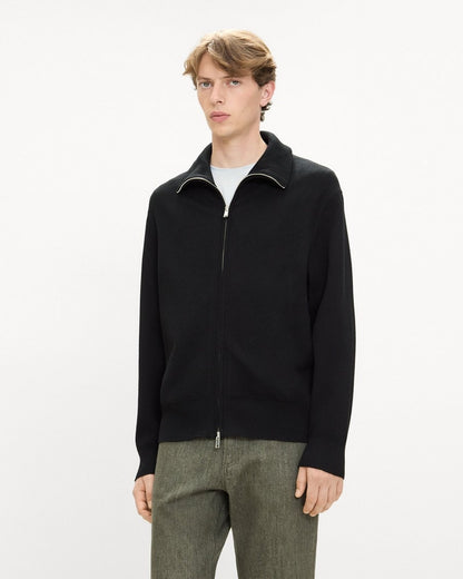 Turtleneck Cardigan in Light Bilen