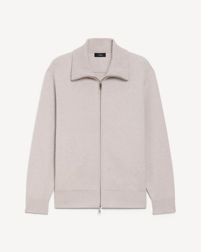 Turtleneck Cardigan in Light Bilen