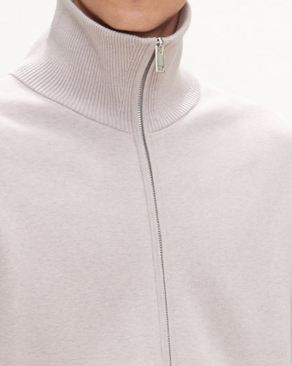 Turtleneck Cardigan in Light Bilen