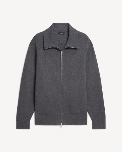 Turtleneck Cardigan in Light Bilen