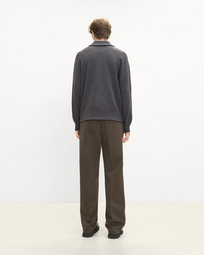 Turtleneck Cardigan in Light Bilen