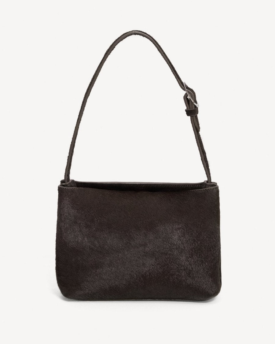 Line Mini Shoulder Bag in Calf Hair